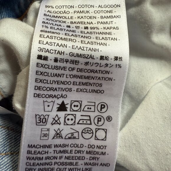 Levi's Premium Ribcage Straight Jeans - W size 31 - Picture 9 of 9